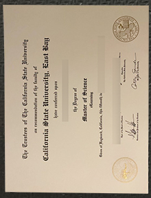 CSUEB Diploma，加州州立东湾大学文凭