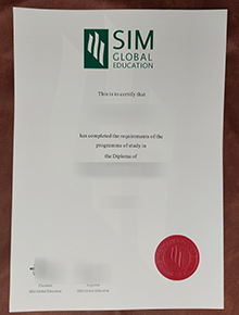 SIM Global Education diploma，SIM全球教育文凭