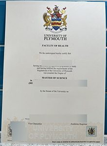 University of Plymouth degree, 普利茅斯大学学位证书