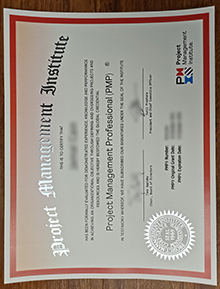 PMP certificate