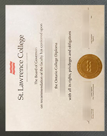 St. Lawrence University diploma certificate