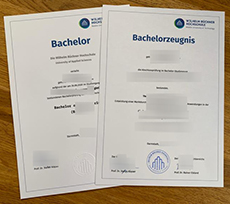 Wilhelm Büchner Hochschule Urkunde and Zeugnis