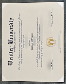 Bentley University diploma