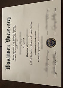 Washburn University diploma certificate