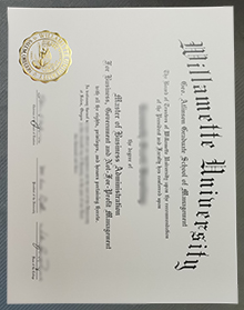 Willamette University diploma