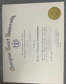 Georgian Court University diploma