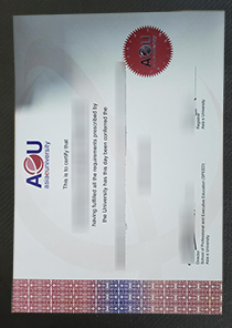 Asia e University diploma