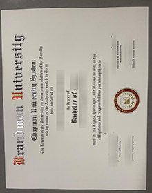 Brandman University diploma