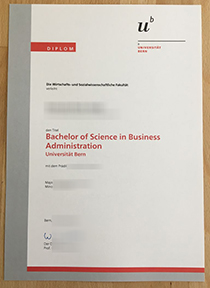 University of Bern diploma certificate