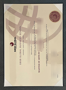 GBSB Global Business School diploma certificate