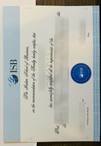 Indian School of Business diploma