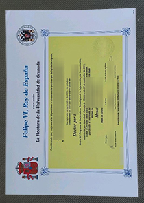 Universidad de Granada degree certificate