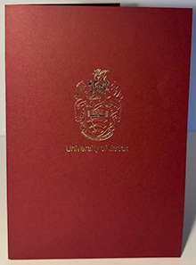 University of Essex Degree Cover