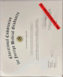 ECFMG certificate