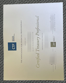 CTP Certificate sample