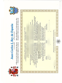 Universidad de Deusto diploma
