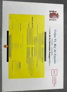 Universitat Pompeu Fabra diploma