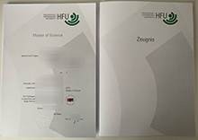 Furtwangen University (HFU) Urkunde and Zeugis sample