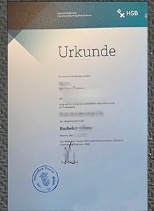 Hochschule Bremen Urkunde