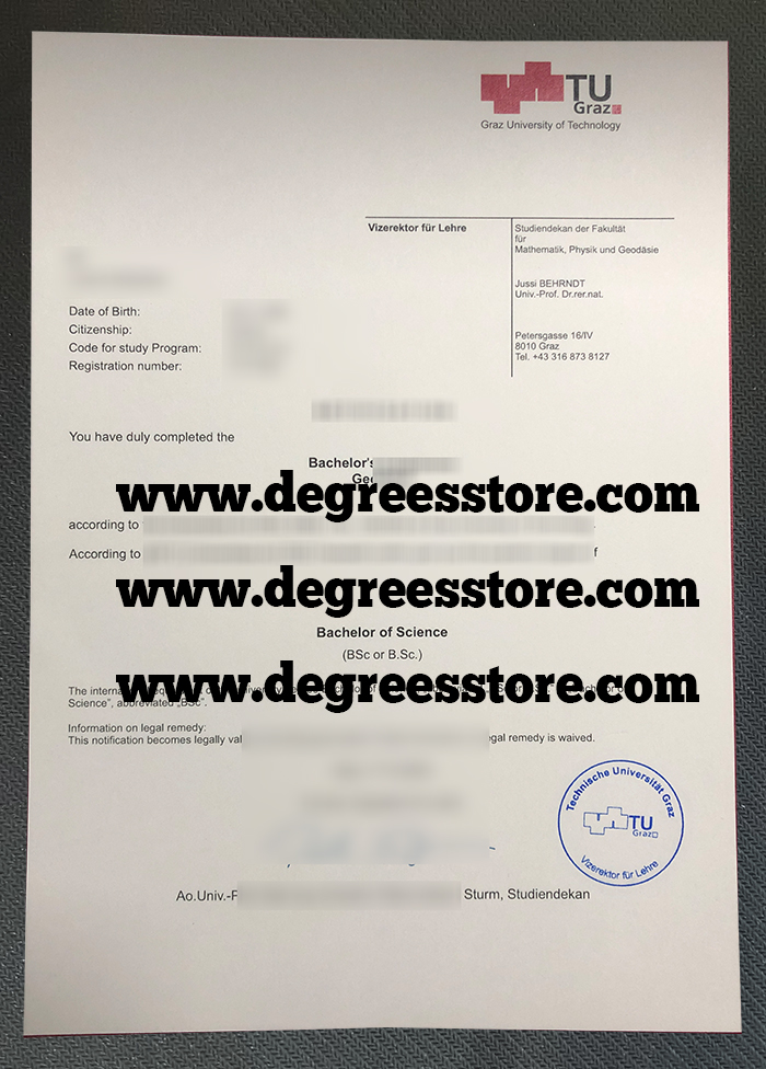Graz University of Technology degree