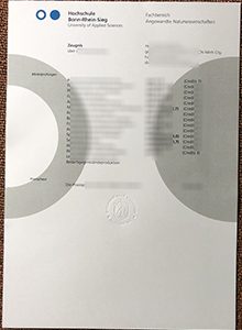 Hochschule Bonn-Rhein-Sieg Zeugnis