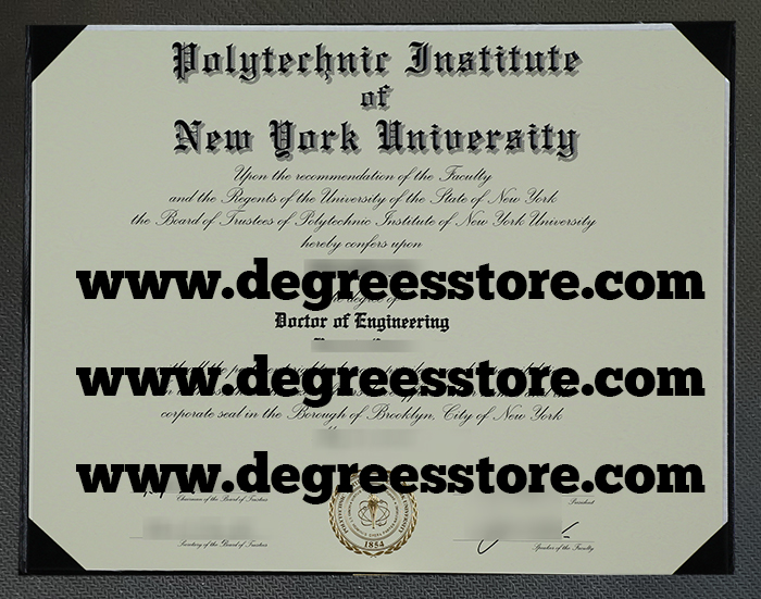 Polytechnic Institute of New York University diploma