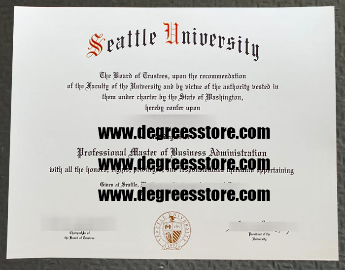 Seattle University Diploma