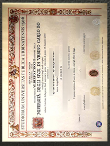Università degli Studi di Urbino Carlo Bo diploma