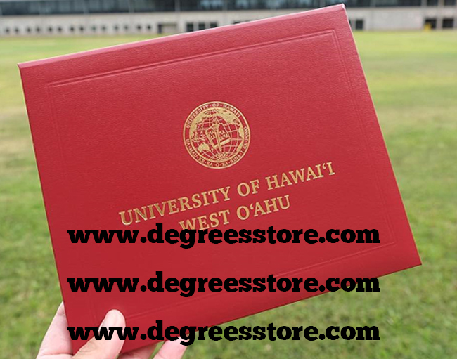University of Hawai'i – West O'ahu diploma cover
