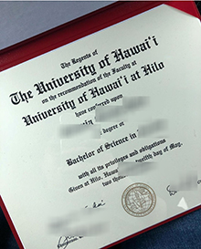 University of Hawaiʻi at Hilo degree certificate