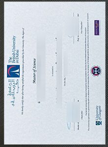 British University in Dubai degree certificate