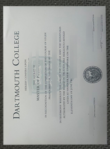 Dartmouth College Diploma sample