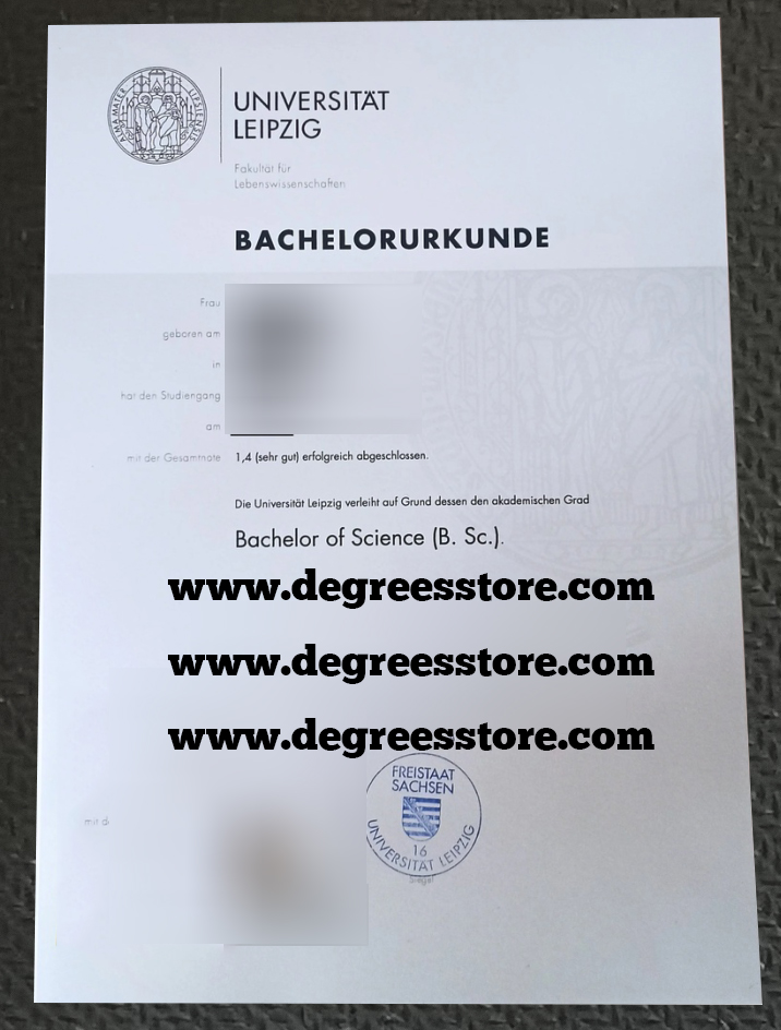 Universität Leipzig urkunde