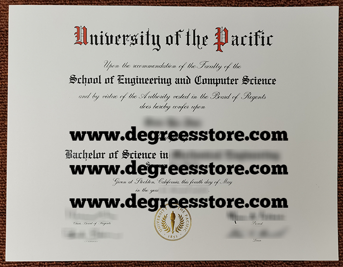 University Of The Pacific Diploma