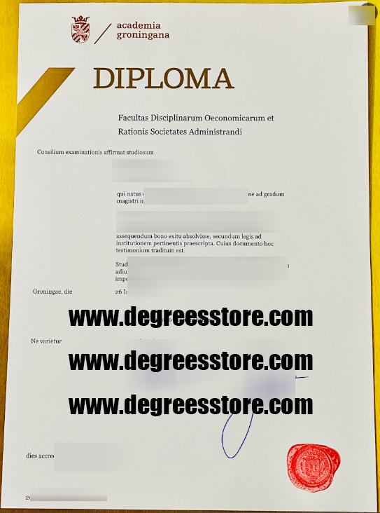 University of Groningen diploma