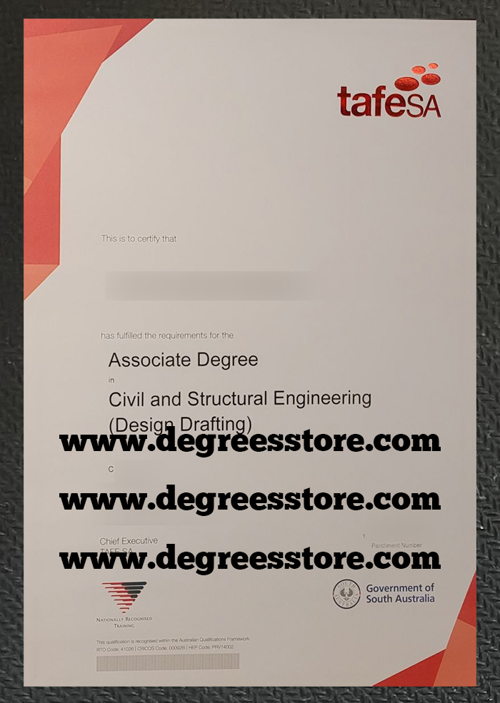 tafeSA degree sample