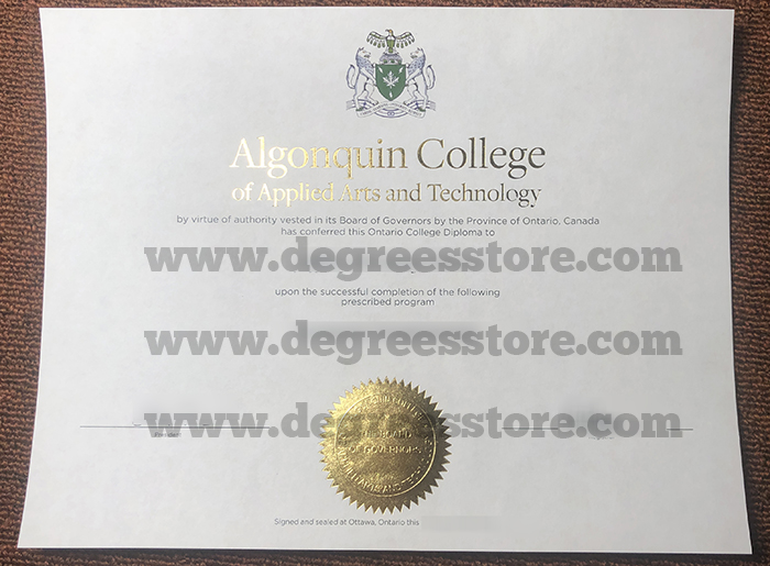 Algonquin College degree certificate, 2025年购买阿冈昆学院文凭证书