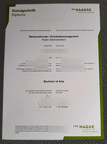 De Haagse Hogeschool Getuigschrift Diploma, 购买海牙应用科学大学证书文凭