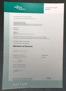 Hogeschool Saxion Getuigschrift Degree, 订购萨克逊应用技术大学文凭证书