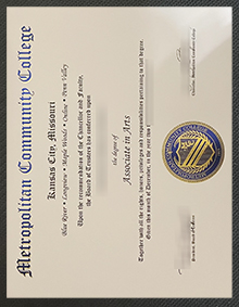 MCC Kansas City diploma, 购买大都会社区学院（密苏里州）文凭证书
