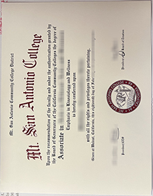 Mt. San Antonio College degree certificate, 购买圣安东尼奥山学院文凭证书