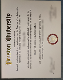Preston University (United States) diploma, 订购美国普雷斯顿大学文凭证书