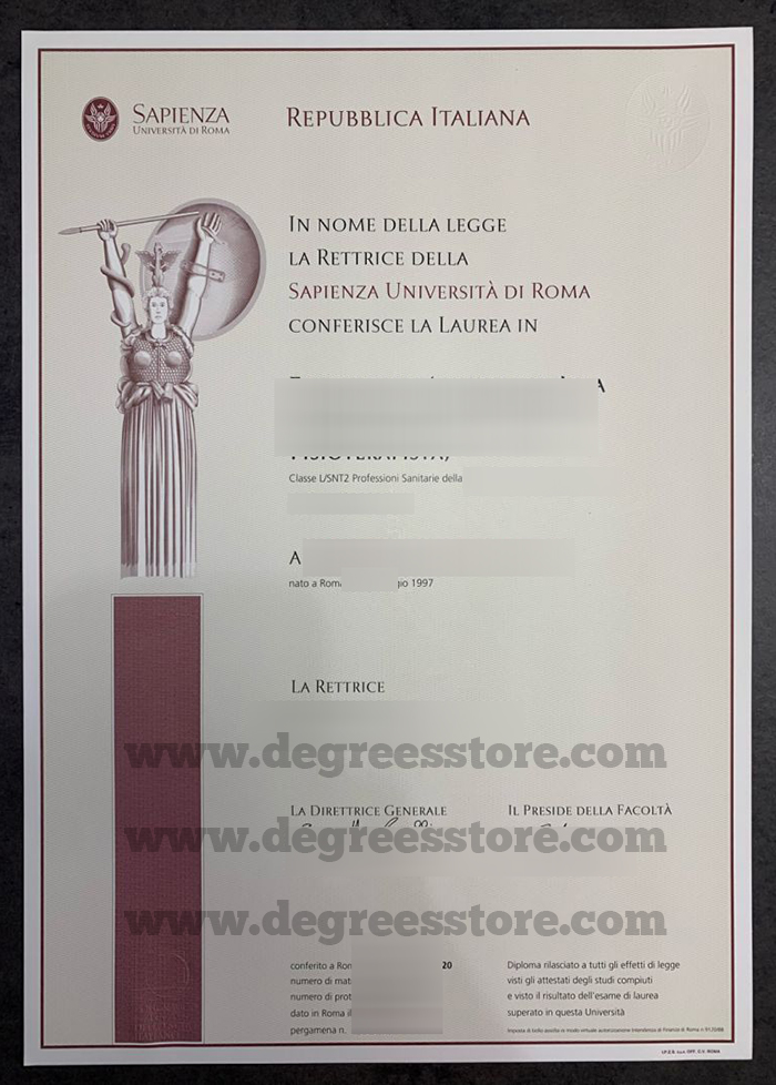 Sapienza Università di Roma Laurea