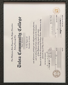 Tulsa Community College diploma, 订购塔尔萨社区学院文凭证书