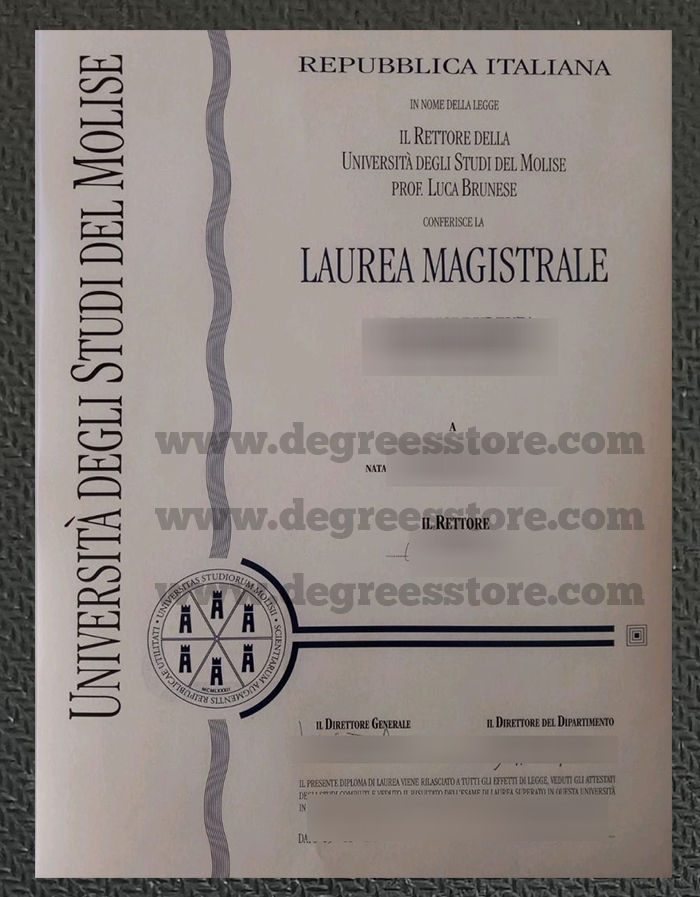 Università degli Studi del Molise diploma