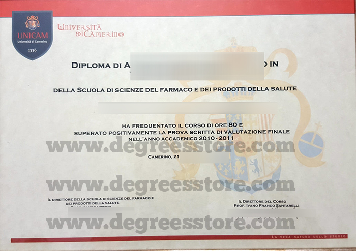 Università degli Studi di Camerino laurea