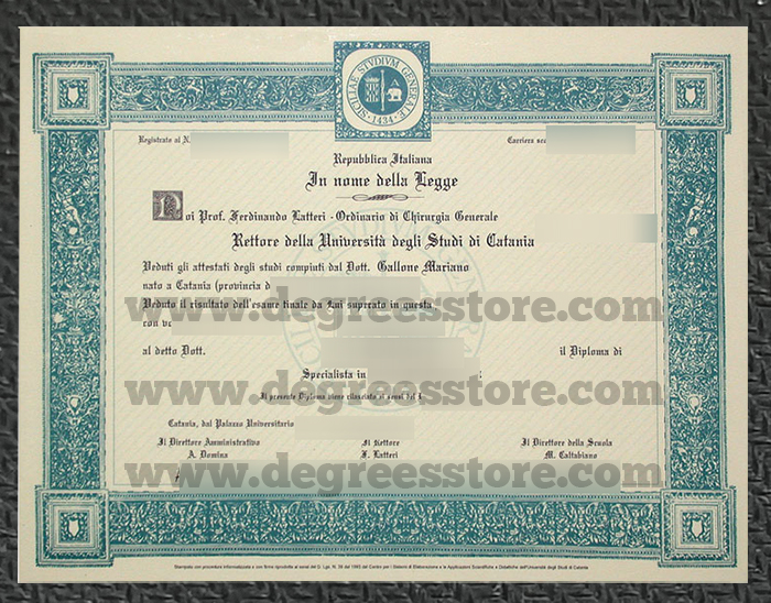 Università degli Studi di Catania laurea