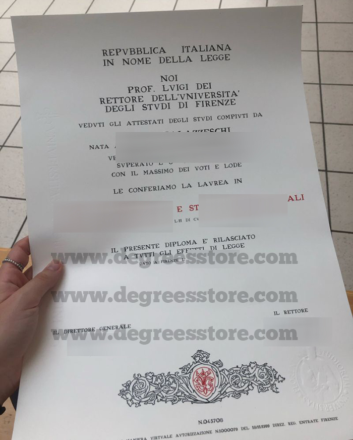 Università degli Studi di Firenze laurea