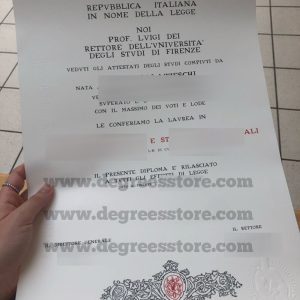 Università degli Studi di Firenze laurea