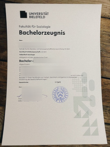 Universität Bielefeld Zeugnis